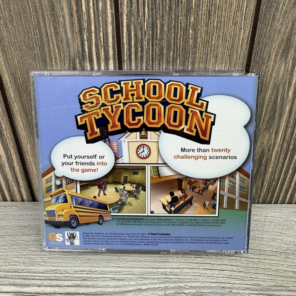School Tycoon (PC, 2003) PC Game Tested Working